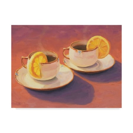 William Breedon 'Tea Cups' Canvas Art,35x47